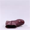 Wonders Lady Platform Block Heel Boot - Burgundy Leather
